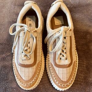 Dolce Vita Dolen Sneakers Brown/Tan & Cream Women’s Size 8 NWT